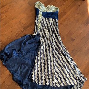 Blue Party Dress